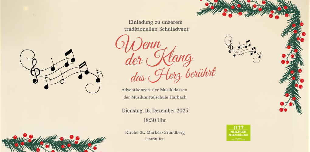 ✨ Schuladvent 2025 – „Wenn der Klang das Herz berührt“ ✨